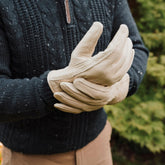 Luxury Leather Water Resistant Gloves Medium