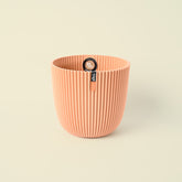 Capi Groove Peach | Rice Husk Pot | 15cm