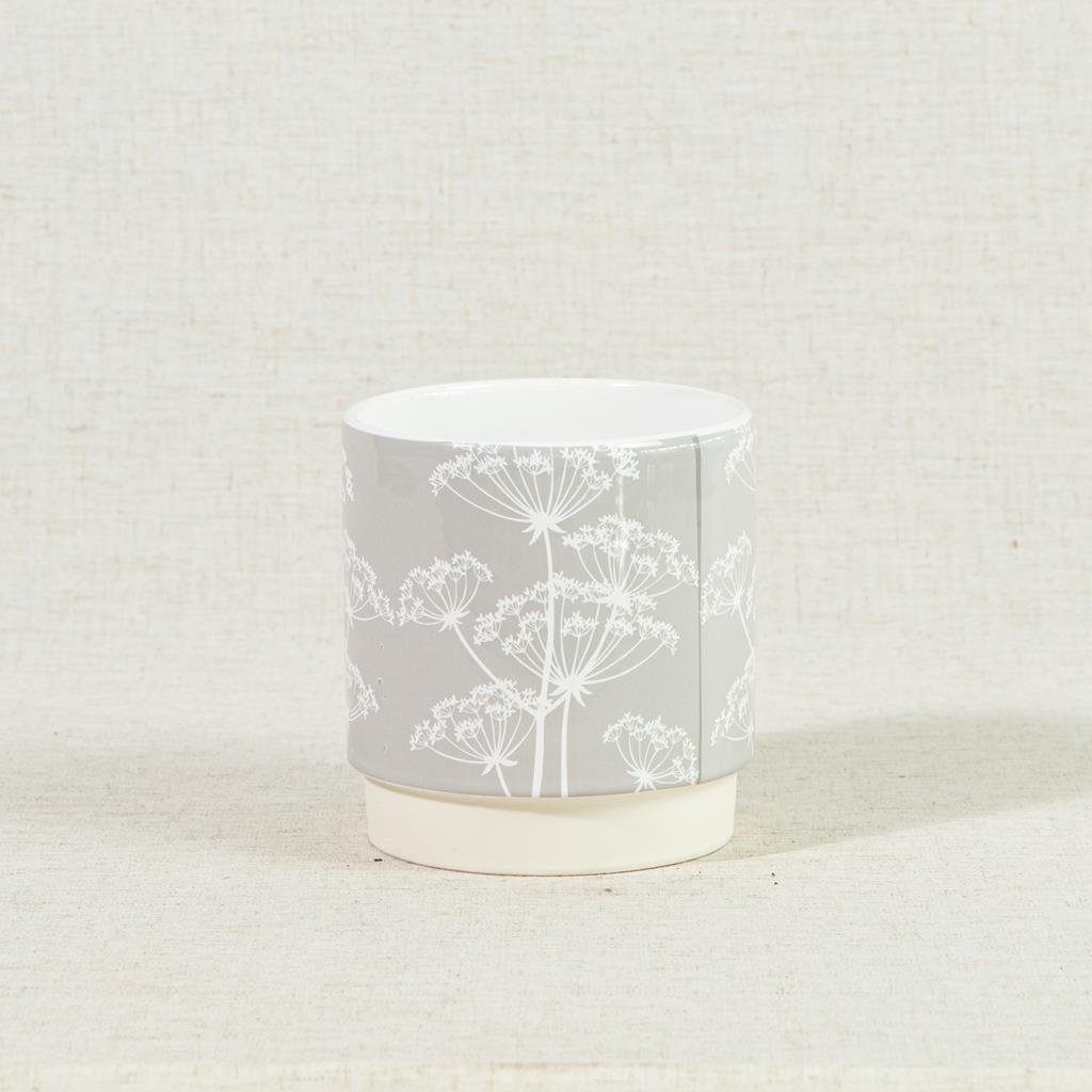 Meadow Planter Grey 12cm